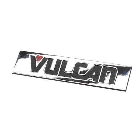 Vulcan Hart Nameplate, Vulcan, 7-1/4 957916-00001